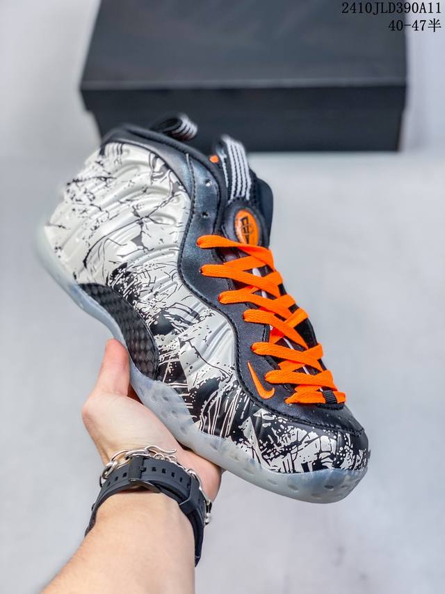 公司级真标带半码！ 耐克nike Wmns Air Foamposite Pro Nba球星安芬尼 哈达威签名喷泡一代中帮休闲运动文化篮球鞋 尺码：40-47半