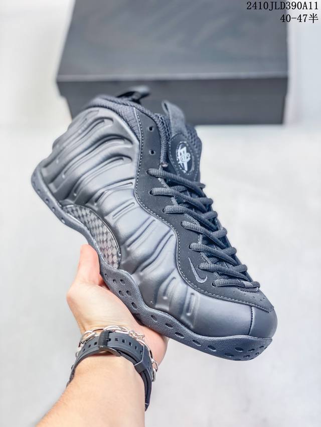 公司级真标带半码！ 耐克nike Wmns Air Foamposite Pro Nba球星安芬尼 哈达威签名喷泡一代中帮休闲运动文化篮球鞋 尺码：40-47半