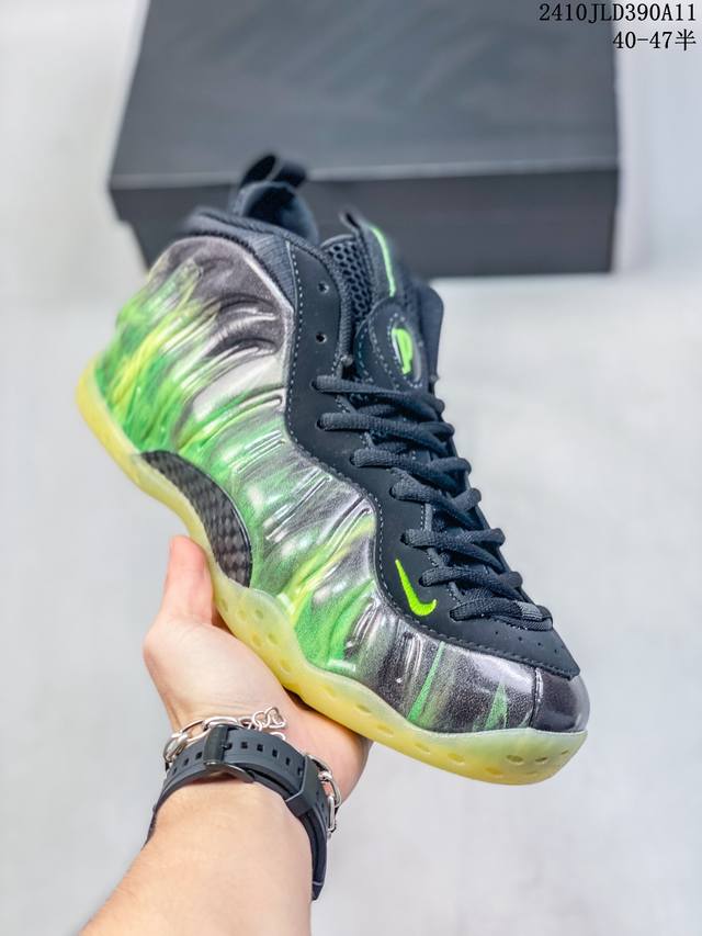 公司级真标带半码！ 耐克nike Wmns Air Foamposite Pro Nba球星安芬尼 哈达威签名喷泡一代中帮休闲运动文化篮球鞋 尺码：40-47半