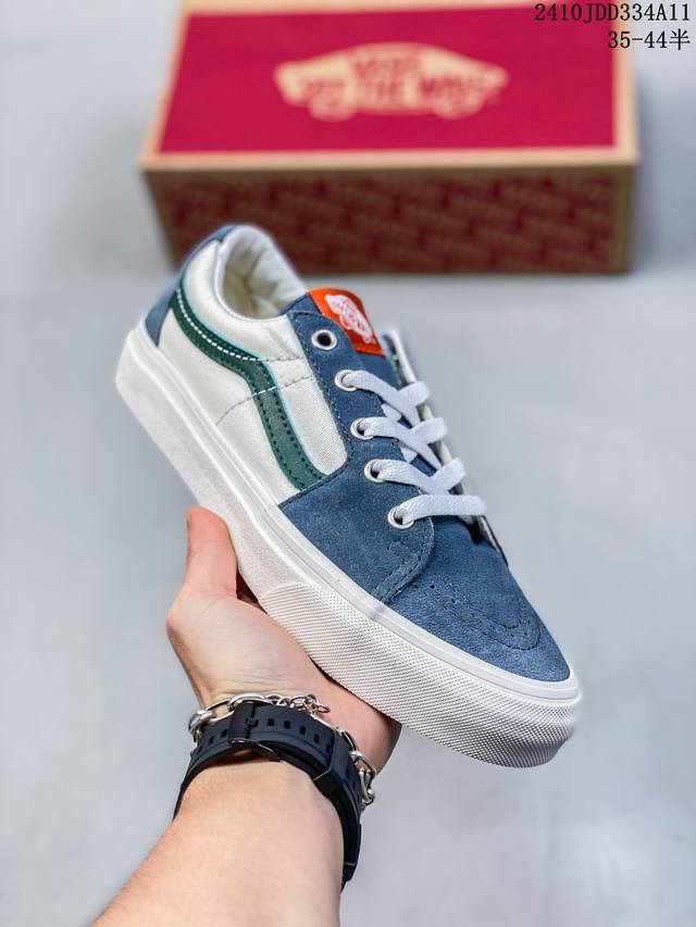 Vans 范斯 Sk8-Hi 运动休闲低帮鞋尺码：35 36 36.5 37 38 38.5 39 40 40.5 41 42 42.5 43 44 工艺：硫化