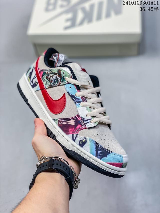 公司级耐克nike Sb Dunk Low Retro 扣篮系列 复古低帮休闲运动滑板板鞋 采用脚感柔软舒适zoomair气垫 有效吸收滑板等极限运动在落地时带