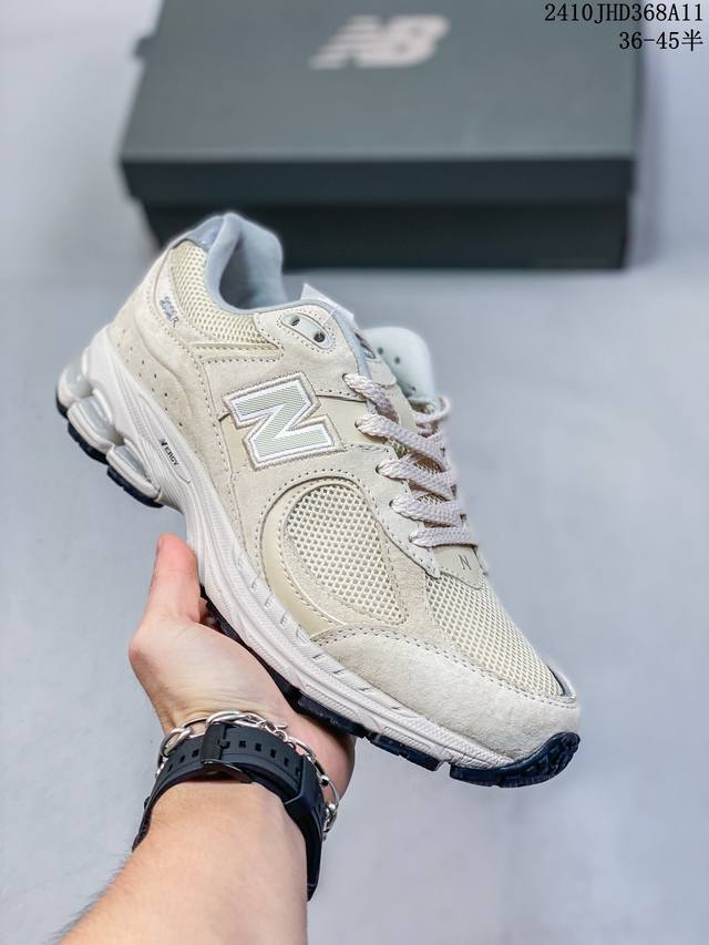 新百伦new Balance Ml2002 系列复古老爹风 男女休闲鞋情侣百搭慢跑鞋运动男鞋女鞋 采用拼接网眼织物鞋面 后跟搭载外露缓震胶 货号：M2002Cr