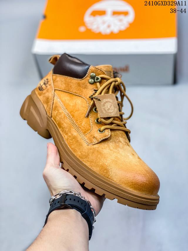 新货#Timberland添柏岚 天伯伦户外中帮休闲马丁靴系列 广东大厂品质 原盒原包装 面料采用意大利顶级磨砂细纹牛皮 搭配防臭防腐真皮乳胶鞋垫 给您完美的穿