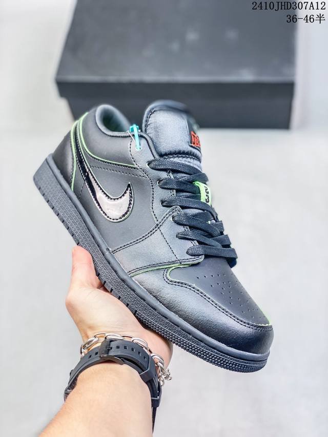 头层皮 耐克 乔丹air Jordan 1 Low Aj1 乔1 乔丹1代aj1 低帮复古文化休闲运动篮球鞋。从1985 年面世的元年款汲取设计灵感，采用简洁大