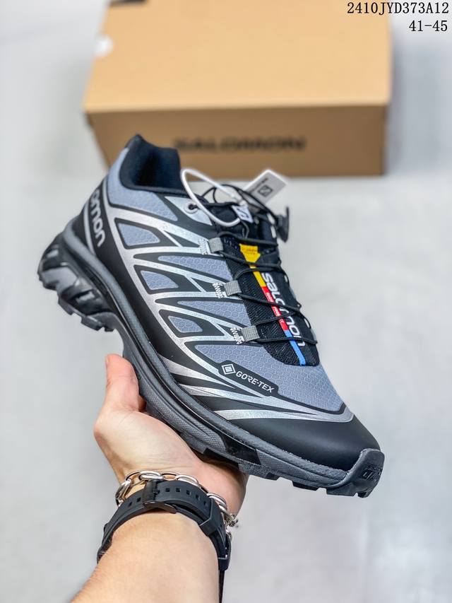 Salomon Xa Pro Xt-6 Expanse 萨洛蒙户外越野跑鞋 鞋面采用sensifit贴合技术 全方位贴合包裹脚型 鞋跟部鞋底牵引设计 提供强大的