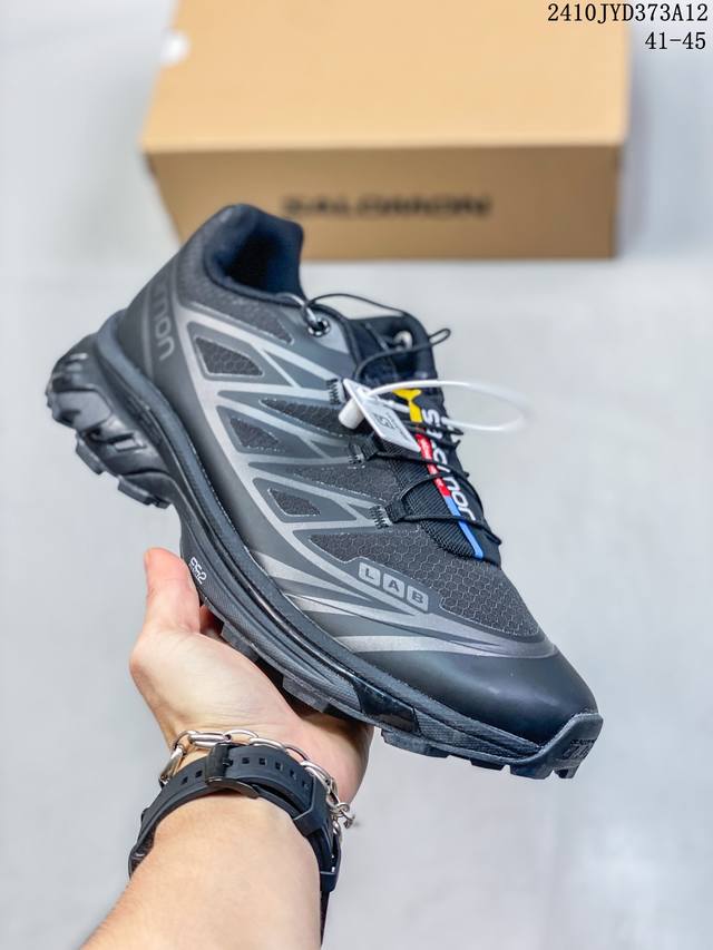 Salomon Xa Pro Xt-6 Expanse 萨洛蒙户外越野跑鞋 鞋面采用sensifit贴合技术 全方位贴合包裹脚型 鞋跟部鞋底牵引设计 提供强大的