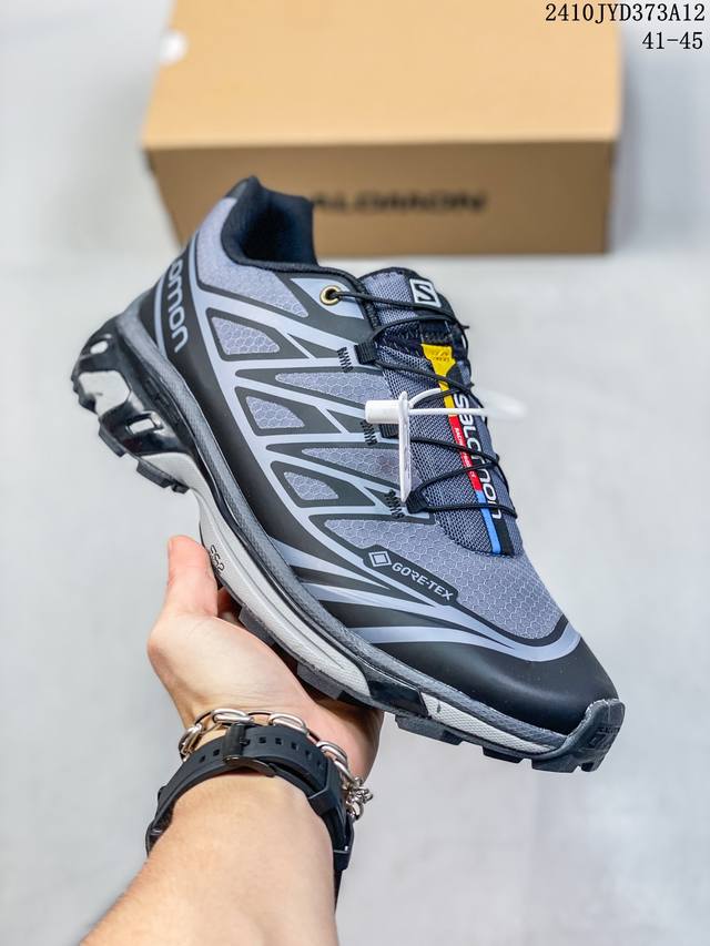 Salomon Xa Pro Xt-6 Expanse 萨洛蒙户外越野跑鞋 鞋面采用sensifit贴合技术 全方位贴合包裹脚型 鞋跟部鞋底牵引设计 提供强大的