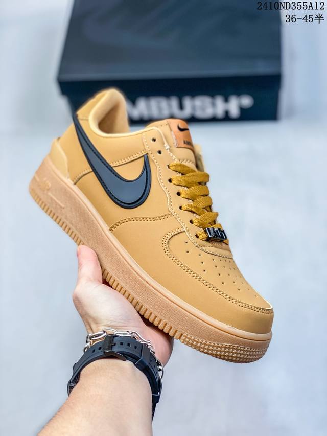 福利特价带半码 耐克nike Air Force 1 Low 空军一号低帮休闲板鞋 打造纯正空军版型#专注外贸渠道 全掌内置蜂窝气垫 #原盒配件 原厂中底钢印、