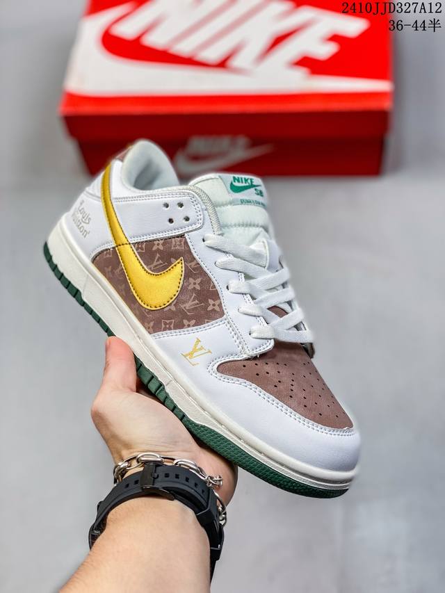 耐克nike Sb Dunk Low Pro Lv联名经典百搭休闲滑板鞋 尺码：36-44半 编码：10Jjd327A12