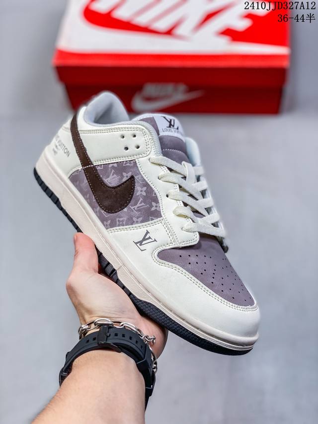 耐克nike Sb Dunk Low Pro Lv联名经典百搭休闲滑板鞋 尺码：36-44半 编码：10Jjd327A12