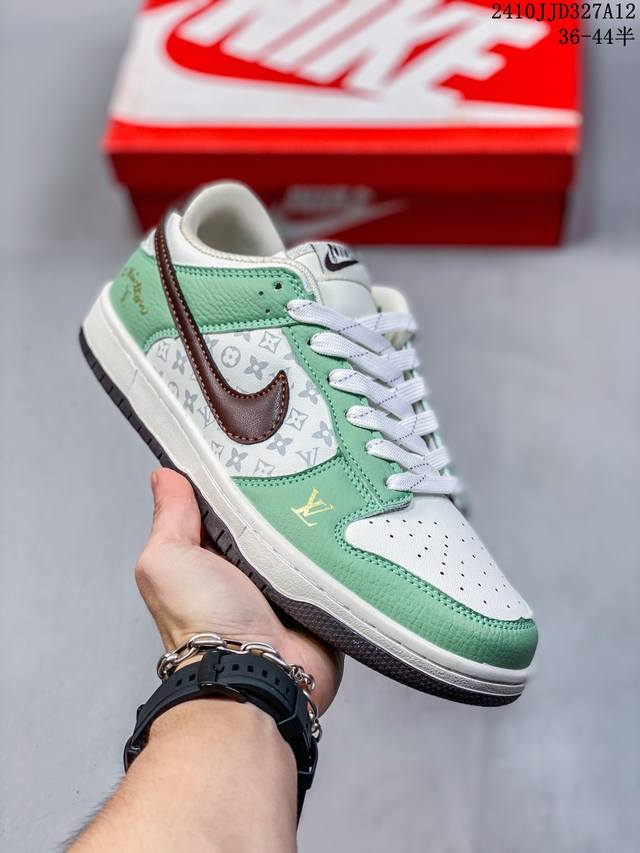 耐克nike Sb Dunk Low Pro Lv联名经典百搭休闲滑板鞋 尺码：36-44半 编码：10Jjd327A12