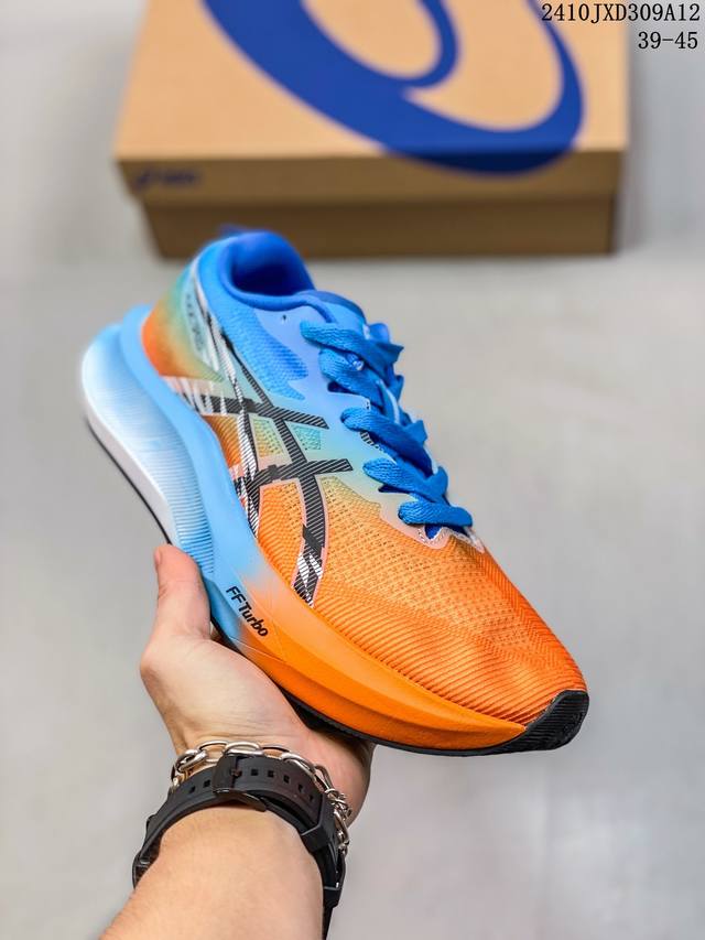 Asics Metaspeed Sky+ 男子马拉松碳板竞速跑鞋 1013A115-001-300 尺码：39-45 编码：10Jxd309A12