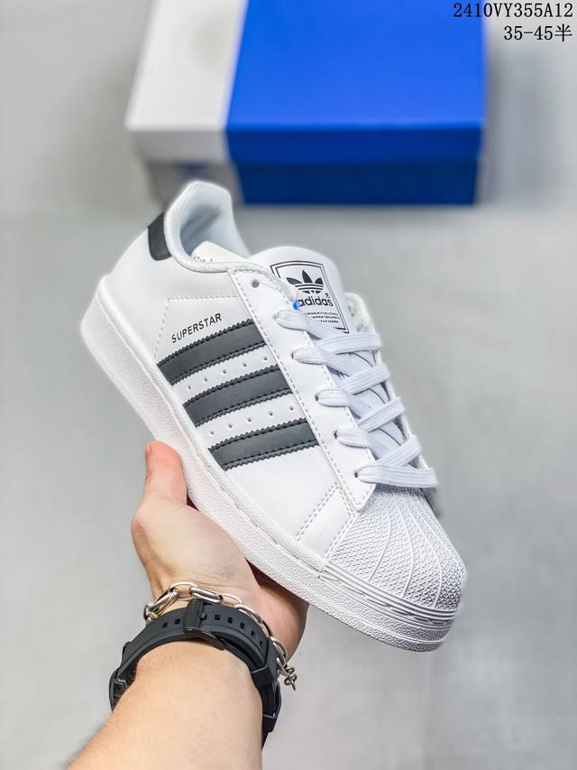 阿迪达斯adidas三叶草 Originals Superstar Pride Rm贝壳头系列低帮经典百搭休闲运动板鞋 货号:C77124 Size:36～45