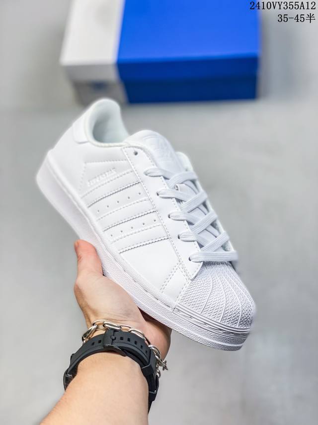 阿迪达斯adidas三叶草 Originals Superstar Pride Rm贝壳头系列低帮经典百搭休闲运动板鞋 货号:C77124 Size:36～45