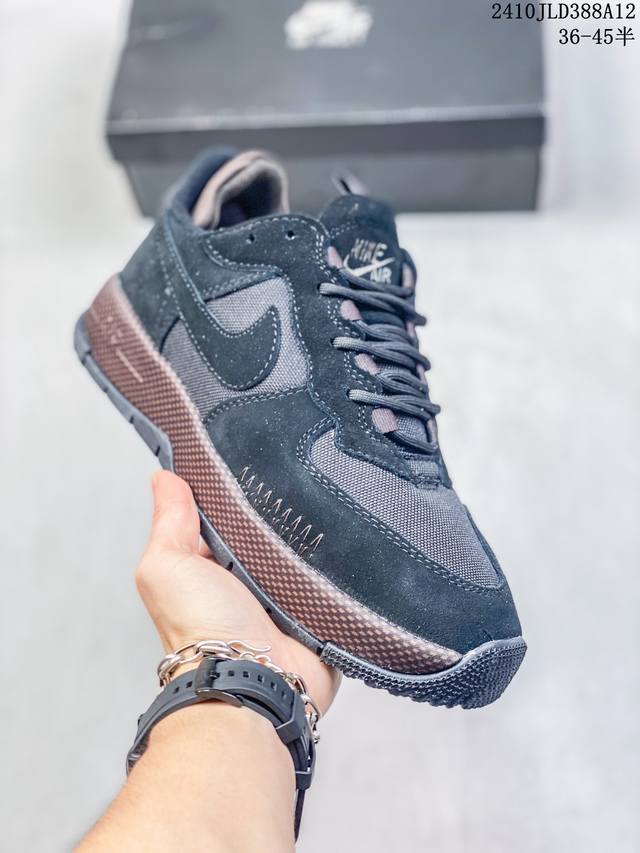 公司级耐克 Af1空军一号air Force 1 Wild 高帮af1 厚底增高运动板鞋 户外越野潮流功能鞋 新品首发。原档案原楦数据开发#专注外贸渠道 全掌内