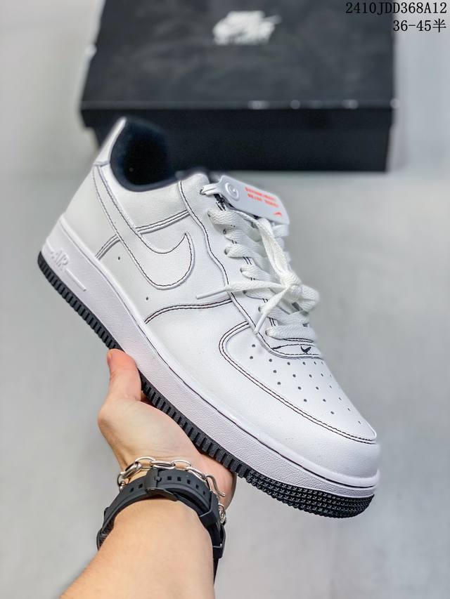 福利特价带半码 耐克nike Air Force 1 Low 空军一号低帮休闲板鞋 打造纯正空军版型#专注外贸渠道 全掌内置蜂窝气垫 #原盒配件 原厂中底钢印、