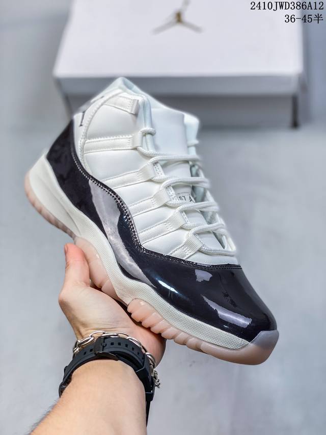 外贸版本 Air Jordan 11 Retro Black Red Grey 高帮 黑红灰 Aj11 乔丹11代 Aj11 乔11 高邦 黑蓝银 乔丹篮球鞋系