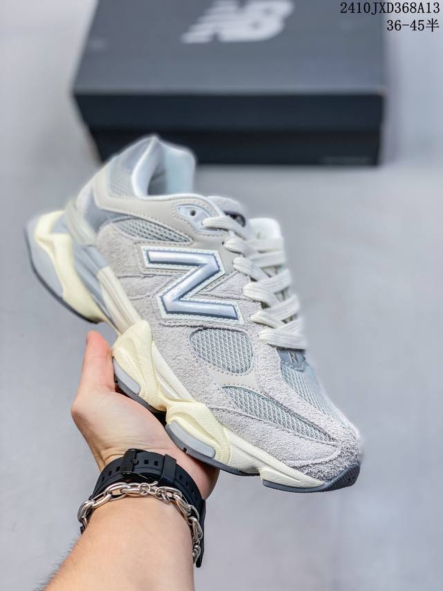 公司级new Balance 公司级版本 Nb9060 联名款 复古休闲运动慢跑鞋 鞋款灵感源自设计师本人对夏日的怀日回忆。鞋面大身由空间双格及磨砂鞋面拼接而生