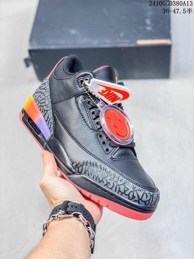 公司级nk Air Jordan 3 Retro 原装配色 性价比aj3 同价区间无对手 #原装头层材料 用料绝不含糊 #正确荔枝纹路 客供原厂磨具 清洁度 电