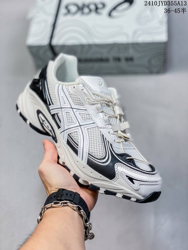 公司级asics Gel-Kahana Tr V4 耐磨透气低帮休闲鞋 户外机能元素 绑带沿用系列经典绑带设计 演绎现代潮流机能属性 结合潮流线条轮廓凸显浓郁的