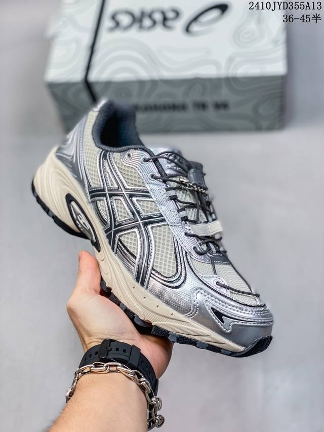 公司级asics Gel-Kahana Tr V4 耐磨透气低帮休闲鞋 户外机能元素 绑带沿用系列经典绑带设计 演绎现代潮流机能属性 结合潮流线条轮廓凸显浓郁的