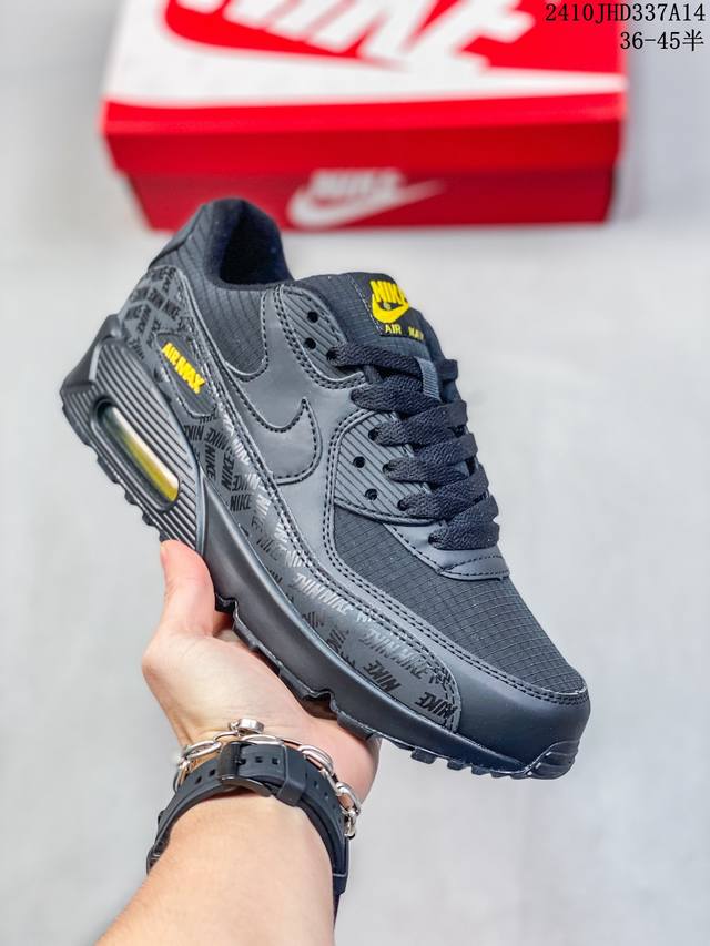 公司级nike Air Max 90初代系列低帮复古气垫百搭休闲运动慢跑鞋 货号:Fb9658-002 尺码:36 36.5 37.5 38 38.5 39 4