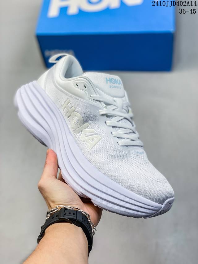 Hoka One One Clifton 克里夫顿8代专业性能减震公路跑步鞋 1127952 码数：36 37 38 39 40 41 42 43 44 45