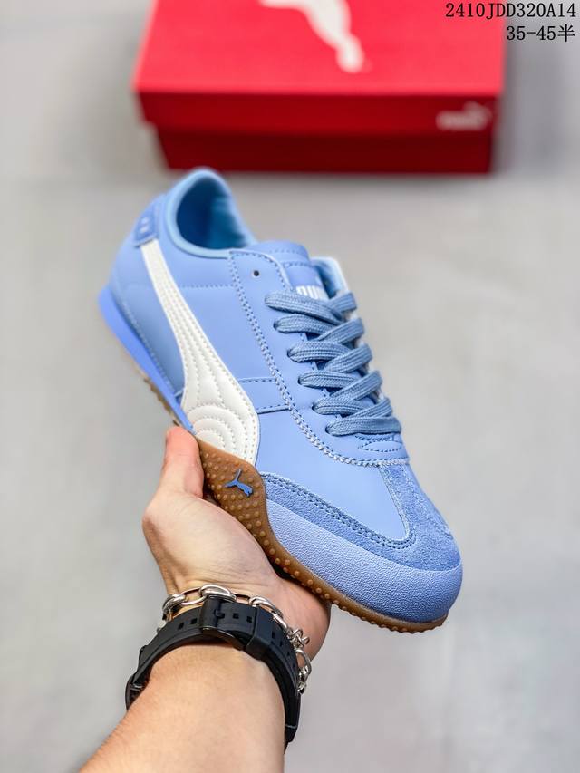 Puma Bella Ut Leather 彪马复古休闲跑步鞋 牛皮材质 真标带半码 尺码：35～45 带半码 编号：10Jdd320A14