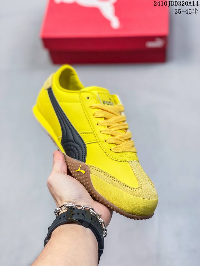 Puma Bella Ut Leather 彪马复古休闲跑步鞋 牛皮材质 真标带半码 尺码：35～45 带半码 编号：10Jdd320A14