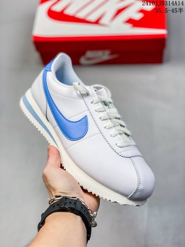 Nike耐克 Classic Cortez 女子阿甘潮流复古运动休闲跑步鞋dn1791尺码:35.5-45半 编码：10Jjd314A14