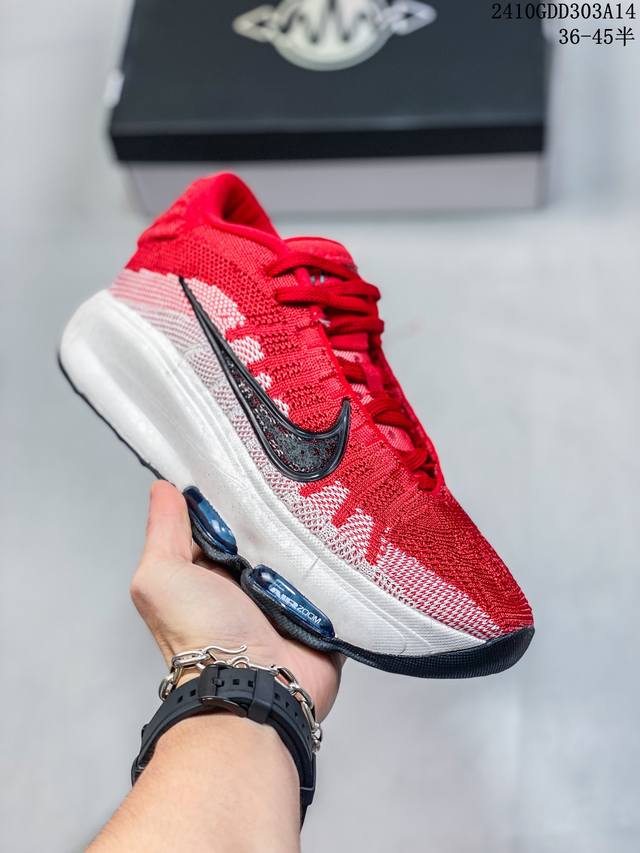 公司级nike Air Zoom Gt Hustle3 Blueprint 时尚百搭 減震耐磨透气 低帮 篮球鞋 货号:Hj9084-100 尺码:36 36.