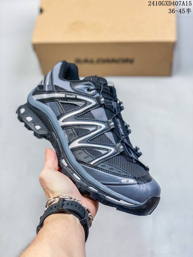 Salomon萨洛蒙xt-Quest Gtx圆头百搭低帮登山徒步鞋男女同款黑色 货号 : 474294 尺码 : 36-45 带半码 编码：10Gxd407A1