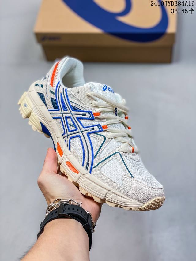 Asics 亚瑟士 Gel-Kahana 8 男女鞋越野跑步鞋抓地稳定运动鞋缓震耐磨跑鞋。Gel-Kahana系列为实用级越野跑鞋，融合机能和户外潮流强势回归，