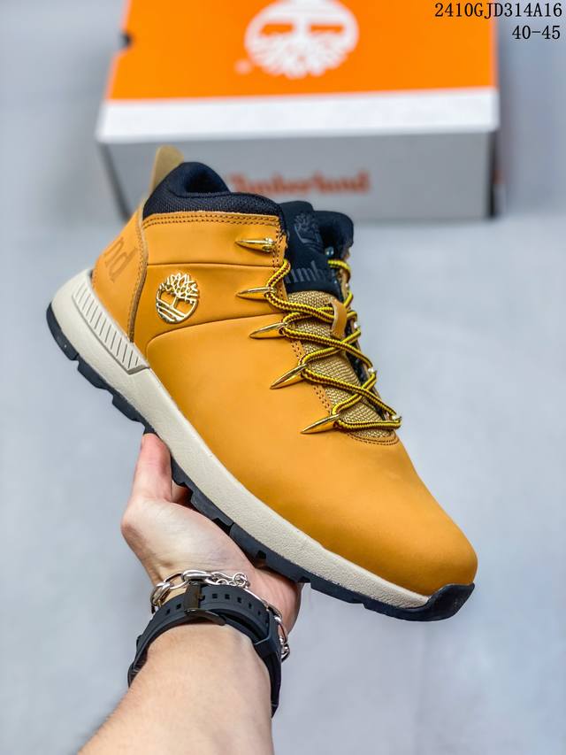 公司级timberland添柏岚 皮革 耐磨 舒适休闲 户外靴 货号:Tb 0A5Qsy F13 尺码:40-45 Id:10Gjd314A16