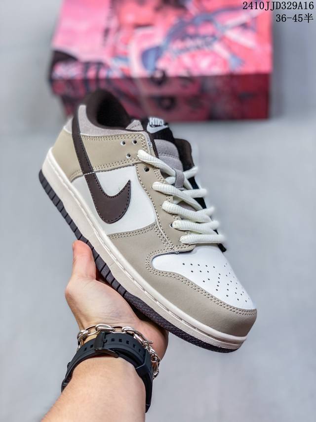 公司级带半码 耐克nike Sb Dunk Low 扣篮系列复古低帮休闲运动滑板板鞋。采用脚感柔软舒适zoomair气垫，有效吸收滑板等极限运动在落地时带来的冲