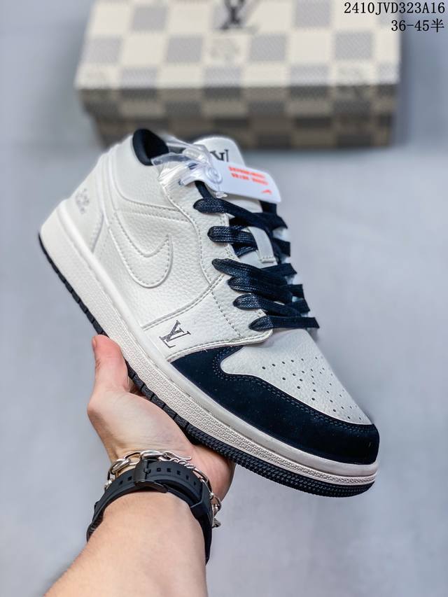 海外爆款限量发售！公司级 Nike Sb Dunk Low“Lv联名 牛仔方格” 周年高端定制 低帮休闲板鞋 定制鞋盒 大厂纯原品质出货 超高清洁度 皮料切割干