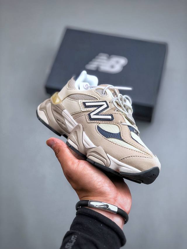 New Balance 9060 Driftwood Castlerock 系列复古百搭老爹风小象蹄休闲运动跑步鞋“浮木棕深灰”Pv9060Eb 尺码：28-3