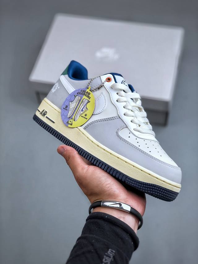 Nike Air Force 1'07 Low 空军一号低帮休闲板鞋 Hm3721-111 #原楦头原纸板 原装鞋盒 内置全掌气垫 原厂鞋底尺码：36-45 半