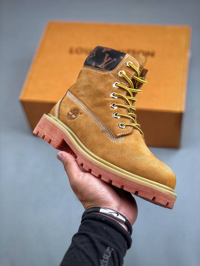 嘉尔同款纯原 中山大厂出品 Louis Vuitton X Timberland#王炸联名 Pharrell Williams充分发挥了作为louis Vuit