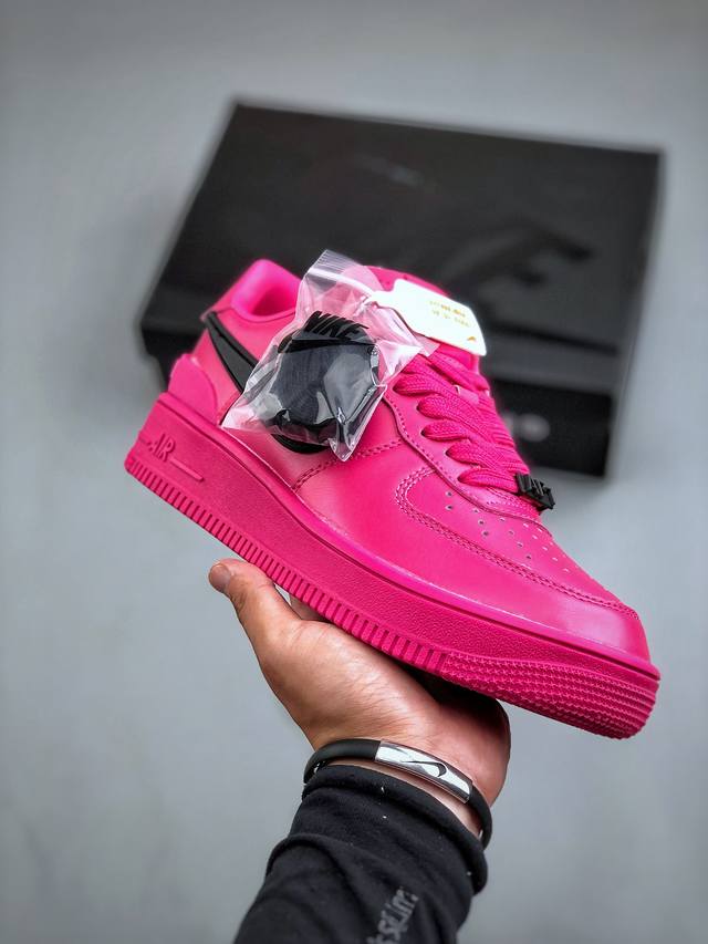 Yoon Ahn主理时尚品牌ambush X Nike Air Force 1 Low Sp Phantom 空军一号宽底版系列低帮百搭休闲运动板鞋“联名玫粉大