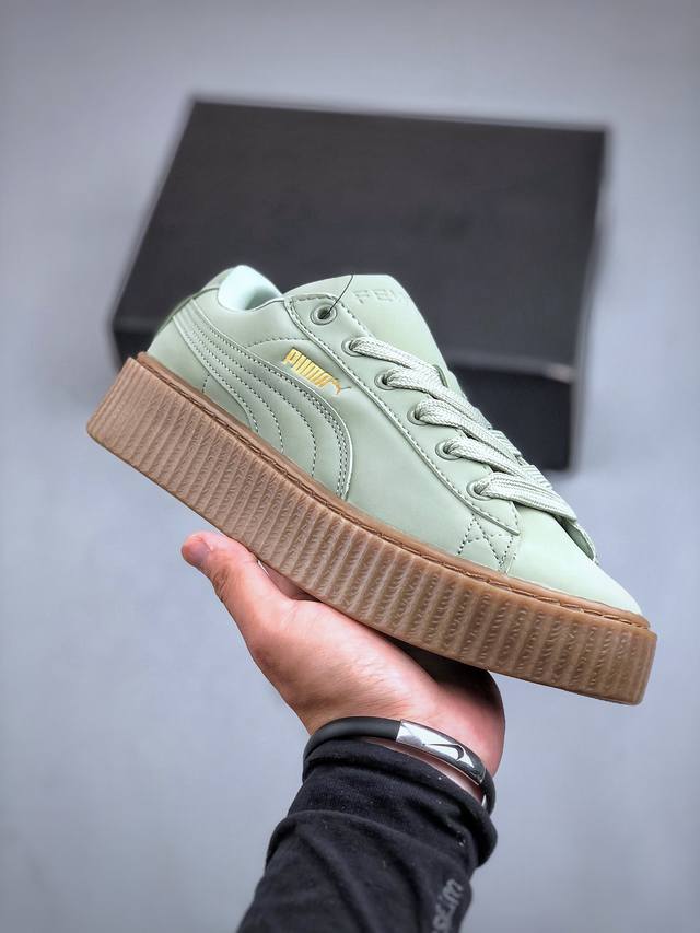 Fenty X Puma Creeper Phatty 彪马舒适简约耐磨透气低帮休闲板鞋 399865-02 尺码：36-45 半