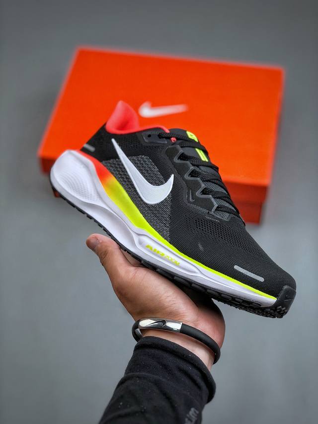 Nike Air Zoom Pegasus 41 耐克网面透气轻便耐磨跑鞋 Hq1564 016 #鞋面采用网布、织物、橡塑材料等多种材料拼接，出色支撑效果，缔