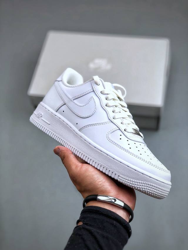 Nike Air Force 1 Low 白棕 原楦头原纸板 打造纯正空军版型专注外贸渠道 全掌内置蜂窝气垫 原盒配件 原厂中底钢印、拉帮完美 官方货号：Cw