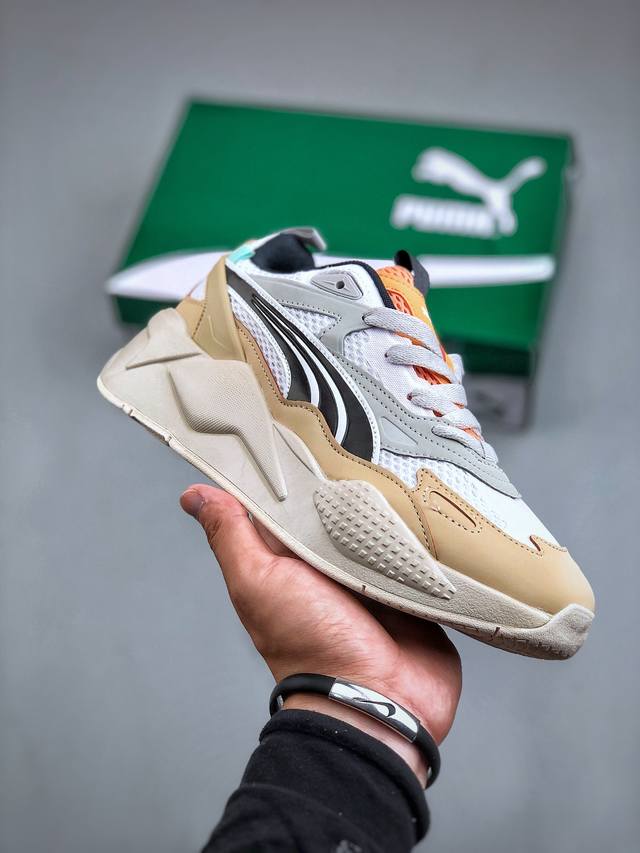 Puma Rs-X Efekt Prm官方同款 情侣款 防滑耐磨厚底面包鞋低帮板鞋 390048 01 尺码：36-45 半