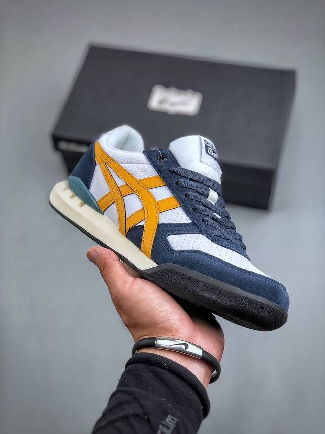 Asics Onitsuka Tiger Ultimate 81 Ex 亚瑟士终极系列低帮复古风百搭皮革休闲运动慢跑鞋 货号： 3B510-103 尺码：35-