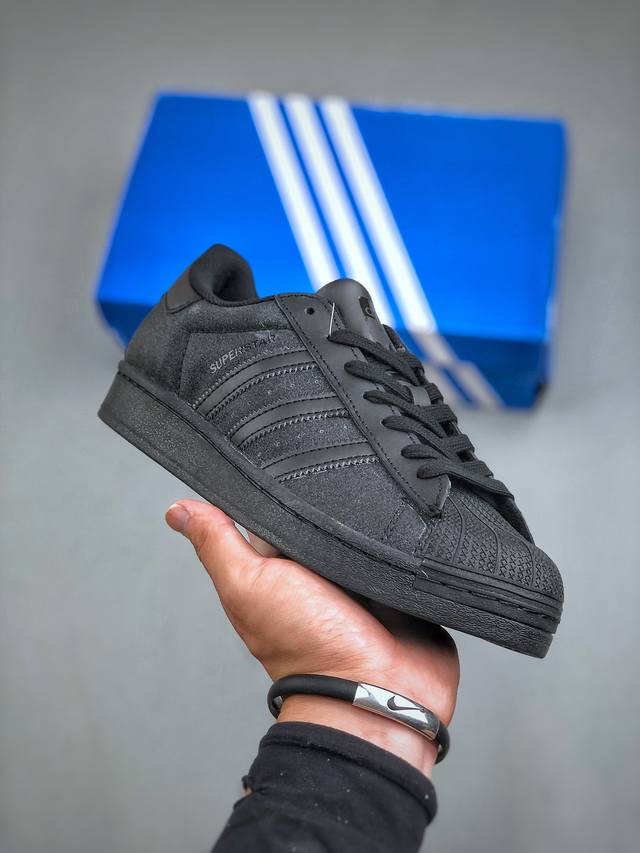 Adidas Originals Superstar 贝壳头 潮流复古 时尚 舒适透气 耐磨 休闲板鞋 货号:Eg4961尺码：35-45 半