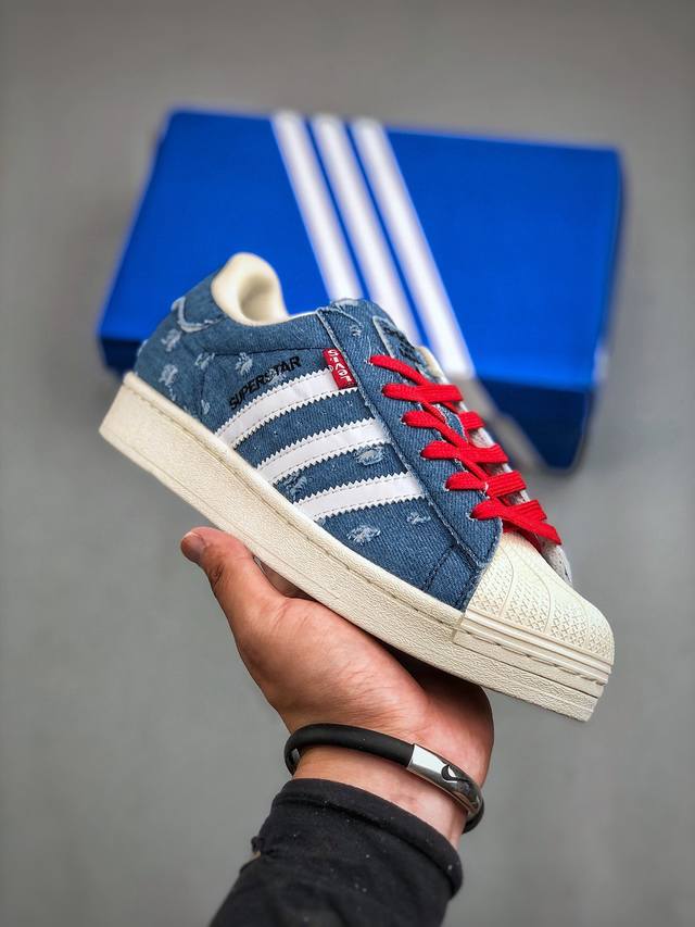 Adidas Originals Superstar 贝壳头 潮流复古 时尚 舒适透气 耐磨 休闲板鞋 货号:Gf4989 尺码：35-45 半