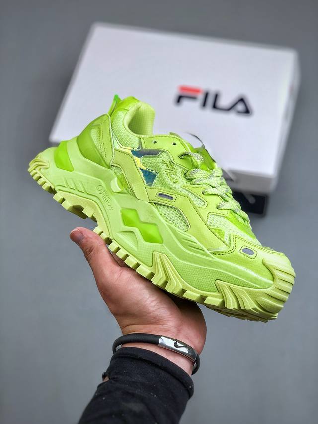 Fila Fusion 斐乐潮牌 欧阳娜娜 虞书欣同款 厚底硬糖老爹鞋 T12W321301Fsg 尺码：35.5-40 带半码