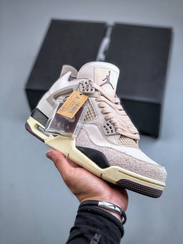 A Ma Maniére X Air Jordan Aj4 Retro Sp Violet Ore Amm联名淡粉 Fz4810-200 圈内最强四代 耗时半年