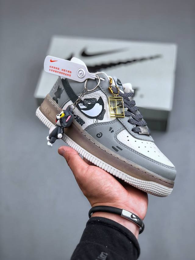 Nike Air Force 1'07 Low Tom “#汤姆猫” 空军一号低帮休闲板鞋 #原楦头原纸板 原装鞋盒 定制五金配件 内置全掌气垫 原厂鞋底 货号